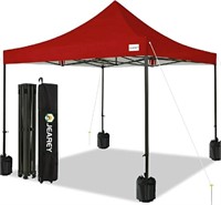 JEAREY, Upgraded 10'x10' Pop Up Canopy Tent, Heavy