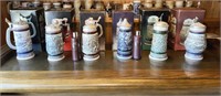 6 Vintage Collectable Avon Steins & Cologne