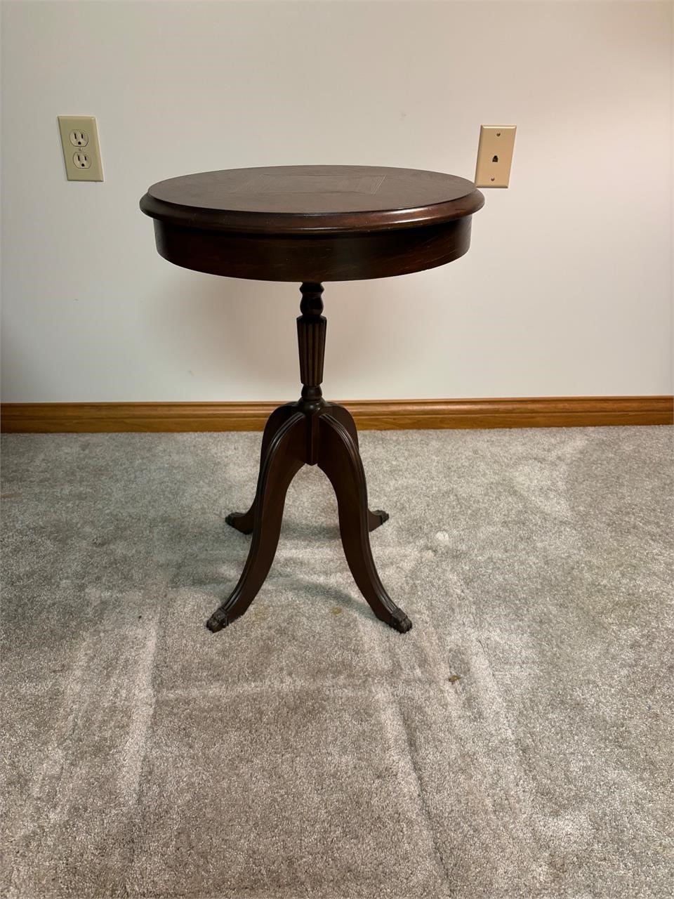 Round Wooden Table