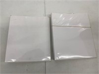 Lot of 2 White Binder