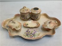 Ceramic vintage Vanity Set