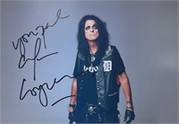 Autograph COA Alice Cooper Photo