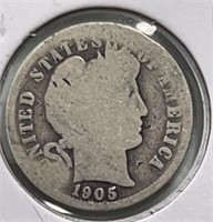 1905O Barber Dime