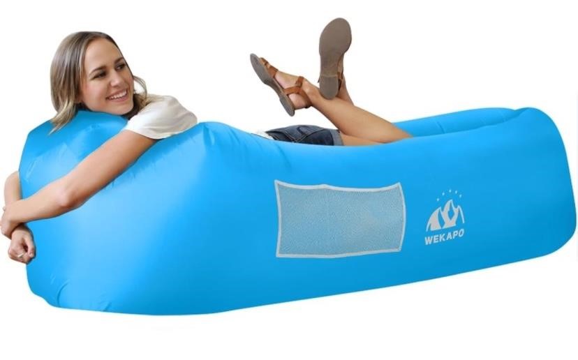 WEKAPO Inflatable Lounger Air Sofa Chair–