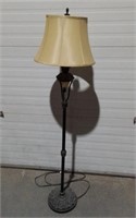 Vintage Floor Lamp 5'H