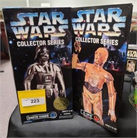 2 NIB STAR WARS COLLECTOR SERIES ACTION FIGURES