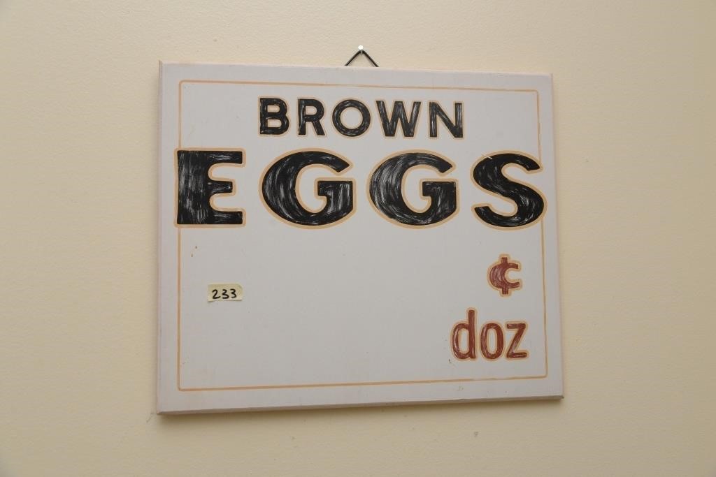 EGG SIGN