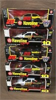 5 1:24 NASCAR cars