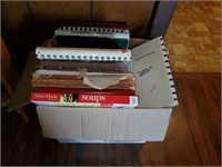 Box of Cookbooks
