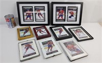 Photos joueurs de hockey encadrées sous verre, LNH