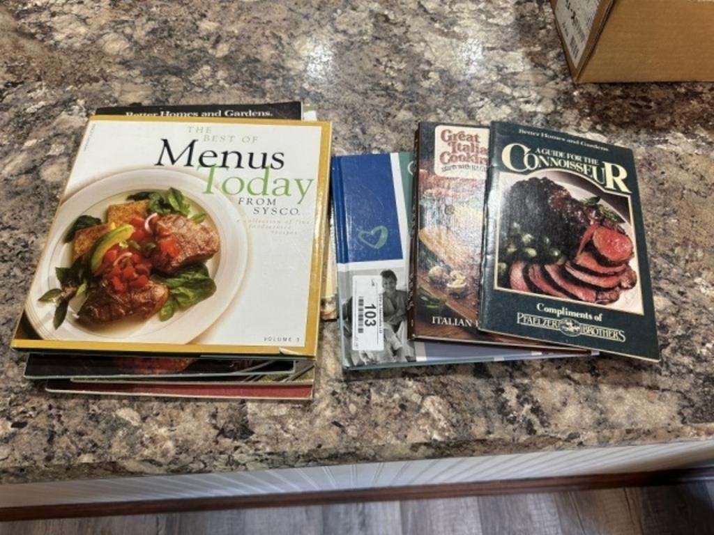 Lot of Cookbooks