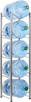 E8024 5 Gallon Water Jug Rack, 5-Tier, Silver