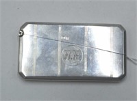 Art Deco sterling silver card case