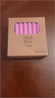 Michaels box of pink chalk