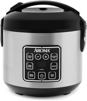 AROMA 4-Cup Digital Rice Cooker  Steamer  2Qt