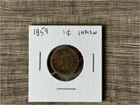 1859 Indian Head One Cent Piece