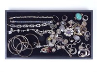 STERLING SILVER JEWELRY GROUPING