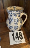 Vintage splatterware pitcher