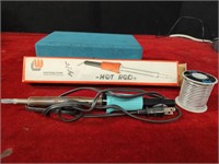 Vintage Hot Rod Soldering Iron & Solder