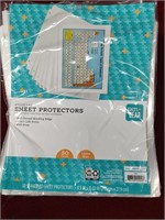 Half a Pack of Sheet Protectors 8x11"