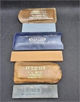 Sharpening Stone Trio With Cases