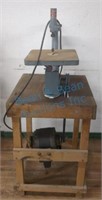 Atlas power King Scroll saw on stand