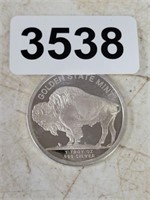 GOLDEN STATE MINT .999 TROY OUNCE SILVER ROUND