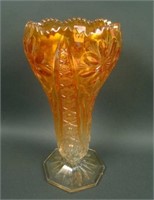 Imperial 474 Lg. ftd Vase; 10 3/8” Tall – Dk. Mari