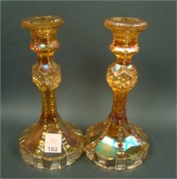 Pair Imperial Six Sided Candlesticks – Mari.