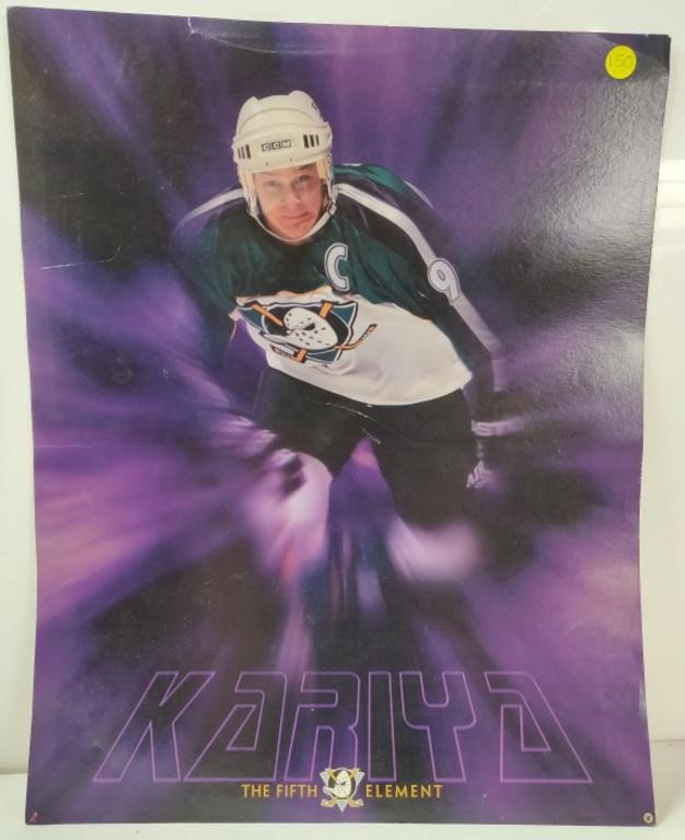 Anaheim Mighty Ducks Paul Kariya Poster