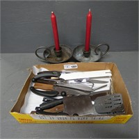 Assorted Knives - Butcher, Chopping - Etc