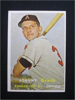 1957 TOPPS #360 JOHNNY GROTH ATHLETICS