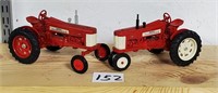 Two International Farmall 350 tractors