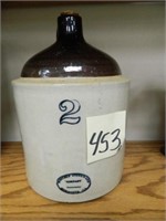 Western Stoneware 2 Gal. Crock Jug w/ Albany Top