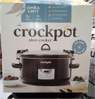 7qt Digital Crockpot w/Lockable Lid