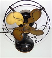 EMERSON 3 SPEED OSCILLATING FAN works 1920's 1930s