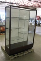 Display Case w/(5) Shelves, Approx 48"x18"x70"