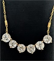 $6335 10K  Diamond (2.1Ct,I1-3,G-H) 17" Necklace