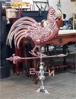Rooster Copper Weather Vane 43h,32w