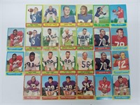 1963 Topps Football - 26 Cards