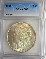 1921 Morgan ICG MS65