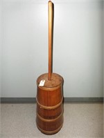 Early Primitive Wooden Butter Churn