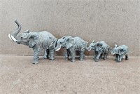 4 Generation Elephant Family Figurines