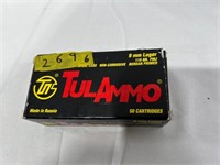 BOXES TUL AMMO 9MM LUGER - 115 GRAIN FMJ STEEL