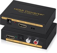 NEW $46 1 PK HDMI Audio Extractor Converter