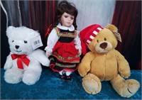11 - COLLECTIBLE DOLL & BEARS (A119)