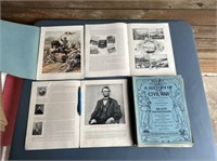 (16 PCS) HISTORY OF THE CIVIL WAR,