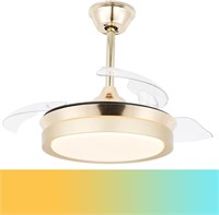 Bella Depot Retractable Ceiling Fan with Lights an