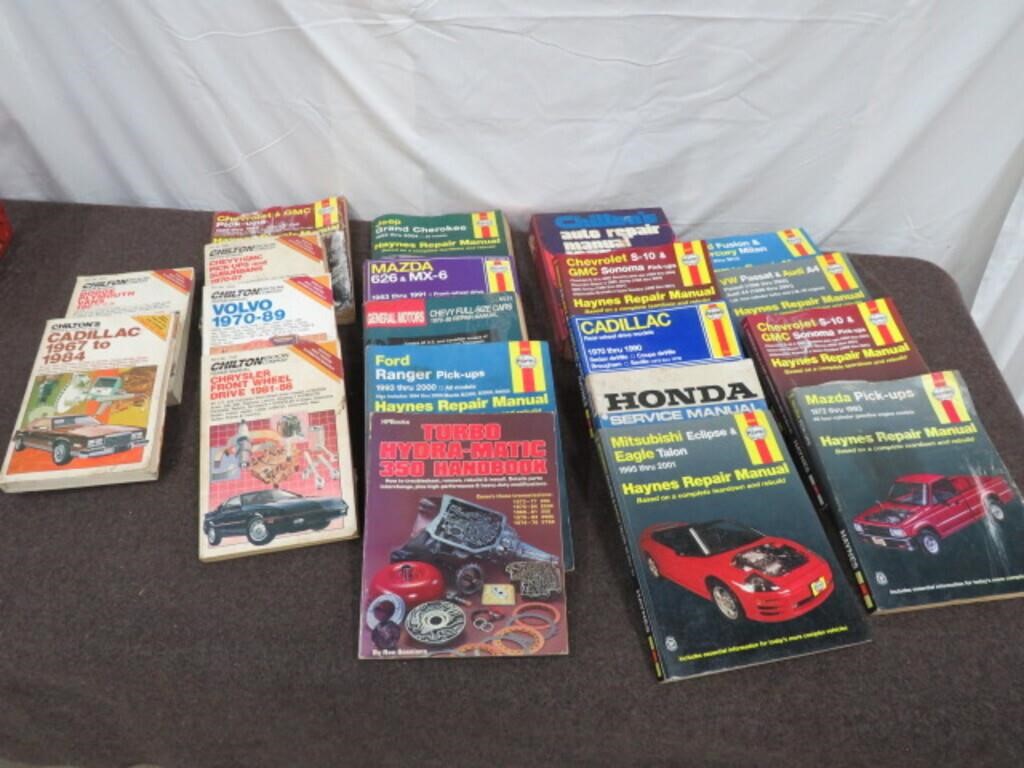 Chiltons & Haynes Auto Repair Manuals