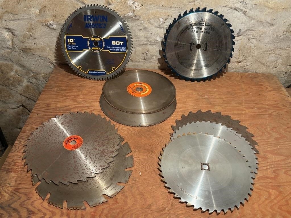 Collection of 10in Saw Blades